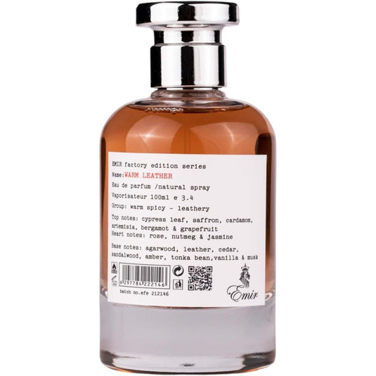Eau de Parfum WARM LEATHER 100 ML