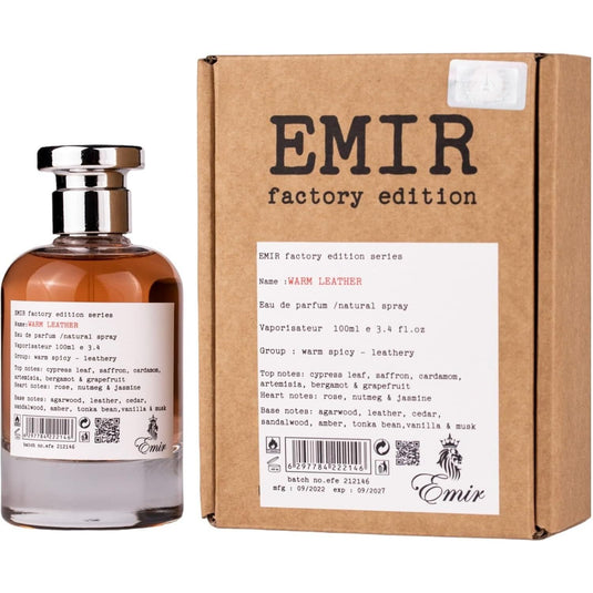 Eau de Parfum WARM LEATHER 100 ML