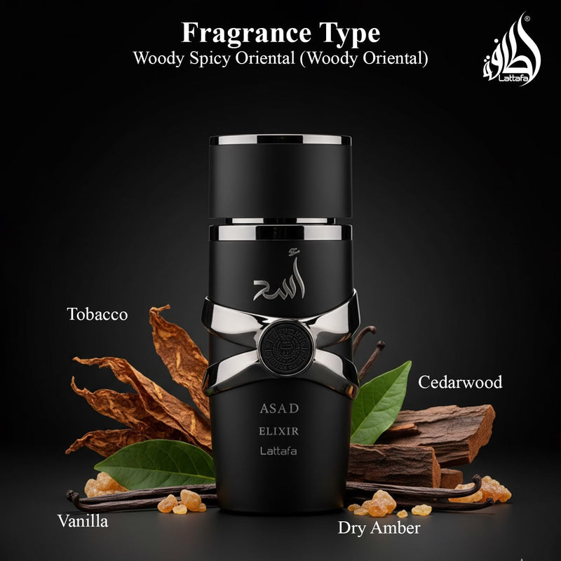 Chargez l'image dans la visionneuse de la galerie, Eau de parfum ASAD ELIXIR 100ML
